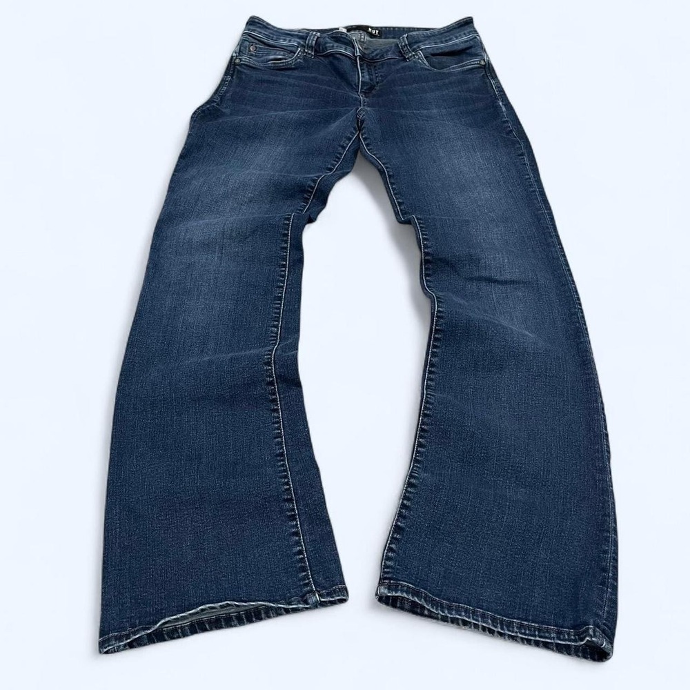 KUT from the Kloth Women Dark Wash Flare Leg Jeans Size 8 Stretch Denim Boho